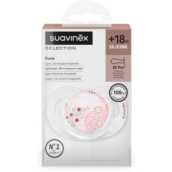 Suavinex Poetry - Sx Pro Fisio Silicone Pacifier 6-18 Months+ Pink