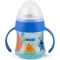 Suavine Baby Bottle with Handles and Silicone Spout, Blue, 4 Months+, 150 ml