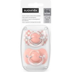 Suavinex WILD&FREE - 2 SX Pro silicone pacifiers 0-6M Pink