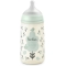 Suavinex Birdies - Baby Bottle with Silicone Teat Sx Pro Medium Flow Anti-Colic 3M+ Green 270 ml
