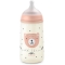 Suavinex Wild&Free - Plastic Bottle with Silicone Teat SX Pro Medium Flow Anti-Colic 3M+ Pink 270 ml