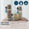 Suavinex Wild&Free - Plastic Bottle with Silicone Teat SX Pro Thick Flow Anti-Colic 3M+ Neutral 360 ml