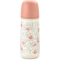 Suavinex Birdies - Baby Bottle with Silicone Teat Sx Pro Thick Flow Anti-Colic 6M+ Pink 360 ml