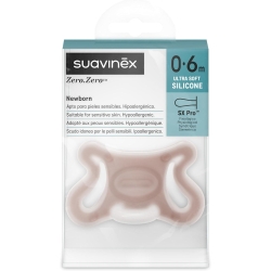 Suavinex Zero Zero - Pacifier with symmetrical SX Pro teat for children from 0 to 6 months Deep