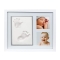 Baby Photo Frame and Hand and Footprint in Mouldable Material