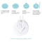 Round Footprint - Hanging Hand and Foot Kit with Bow