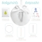 Round Footprint - Hanging Hand and Foot Kit with Bow