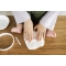 Round Footprint - Hanging Hand and Foot Kit with Bow