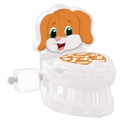 Interactive Educational Potty with Sound Effects and Toilet Paper Holder - Dog