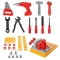 Toy Toolbox - Children's Game with 34 Accessories Ages 3-5