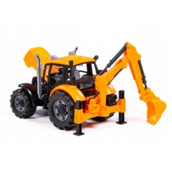 Orange Friction Excavator for Kids Ages 3+