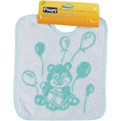 Jacquard - 100% Cotton Sponge Bib 28x34 cm
