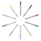 Cristal Multicolour - 20 Coloured Ballpoint Pens with 1.6 mm Broad Tip for School, University, Office