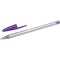 Cristal Multicolour - 20 Coloured Ballpoint Pens with 1.6 mm Broad Tip for School, University, Office