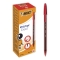 Cristal Exact - 20 Fine Point Red Ballpoint Pen