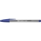 Cristal Large - 50 Blue Ballpoint Pens Broad Tip 1.6 mm