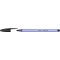 Cristal Soft - 50 Black Ballpoint Pens Medium Tip 1.2 mm