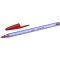 Cristal Soft - 50 Red Ballpoint Pens Medium Tip 1.2 mm