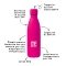 ONE COLOR - Double Wall Stainless Steel Thermal Water Bottle 12 Hours Fuchsia