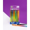 Oops Easy - 6 Erasable Pens Heat-sensitive Ink Shaded Effect 0.7 mm Tip Assorted Colors
