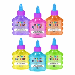 Glitter Glue - 12 x 88 ml - Assorted Colors