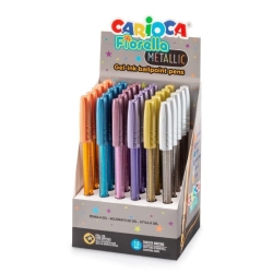 Fiorella - 30 Metallic Gel Pens Metallic Colors Tip Ø 0.1 mm