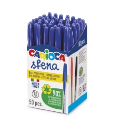 50 Blue Ballpoint Pens