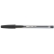 50 Deep Black Ballpoint Pens for School and Office