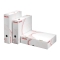 Boxy 80 - 10 A4 Archive Boxes 100% Recyclable FSC White 25 x 35 x 8 cm