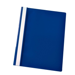 VIVIDA Report File - 25 A4 Polypropylene Dowel Folders, 160 Sheets - Blue
