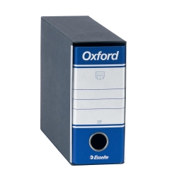 Oxford G84 - Lever Arch File with Case, Memorandum (23x18 cm), 8 cm Spine, 500-Sheet Capacity - Blue