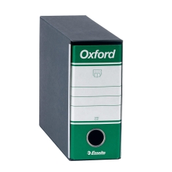 Oxford G81 - Lever Arch File with Case, No. 1 Memorandum, 23 x 18 cm, 8 cm Spine, 500 Sheet Capacity - Green