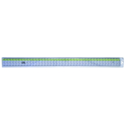 Noflash - Professional Non-Glare Ruler with Ink Eraser in 80cm PVC Bag