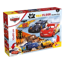 Disney Cars Maxi Floor Puzzle - 150-Piece Puzzle with Coloring Back for Ages 6+