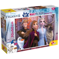 Disney Frozen II - 24-Piece Maxi Floor Double-Sided Puzzle with Coloring Back