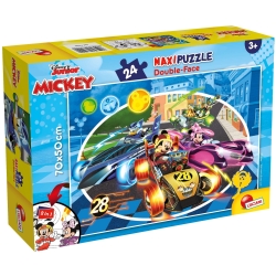 Disney Junior Mickey - 24-Piece Maxi Floor Double-Sided Puzzle with Coloring Back