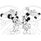 Disney Junior Mickey - 24-Piece Maxi Floor Double-Sided Puzzle with Coloring Back