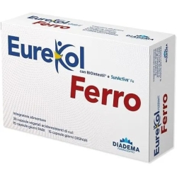 Eurekol Ferro 30 capsules - vitamin and mineral supplement