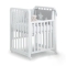 Glam 9-in-1 Evolutionary Crib with Mattress and Layette - Grey
