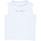 Sky Blue Fortune Shirt with Embroidered Writing in 100% Silk
