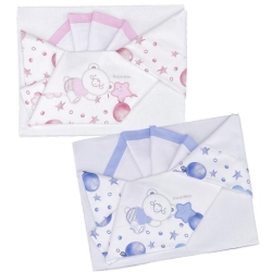 Set of 3 Maxi Crib Sheets - Pink