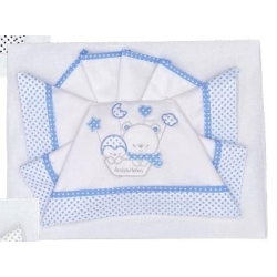 Set of 3 Maxi Crib Sheets - Blue