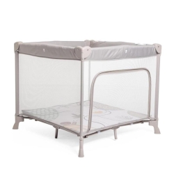 Chicco Open Box Square for Babies from Birth to 15 kg with 4 Handles + Travel Bag - Grey