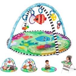 Baby Einstein Sea Floor Explorers - 2-in-1 Portable Water Play Gym for Babies 0-36 Months