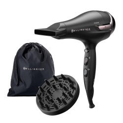 Bellissima K9 - 2300W Hair Dryer with Anti-Frizz Ion Technology and Concentrator and Diffuser