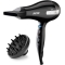 K7 - 2200 Watt Ionic Hairdryer Black with Concentrator and Diffuser