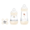 Easy Start - 2 Baby Bottles with Original Pacifier 0+ months 130 ml and 260 ml - Beige