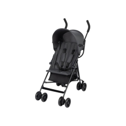 Kiplo - Compact Lightweight Folding Stroller with Sun Canopy and Integrated Basket - Mineral Graphite