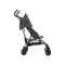 Kiplo - Compact Lightweight Folding Stroller with Sun Canopy and Integrated Basket - Mineral Graphite