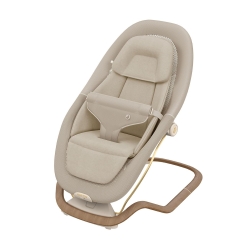 Dove Pro - 3-Position Reclining Bouncer with Natural Rocking and Vibration - Eco Care Fabrics - Beige